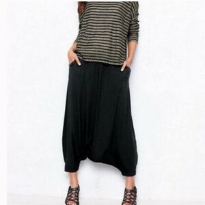 Eileen Fisher Black Wide Leg Pants